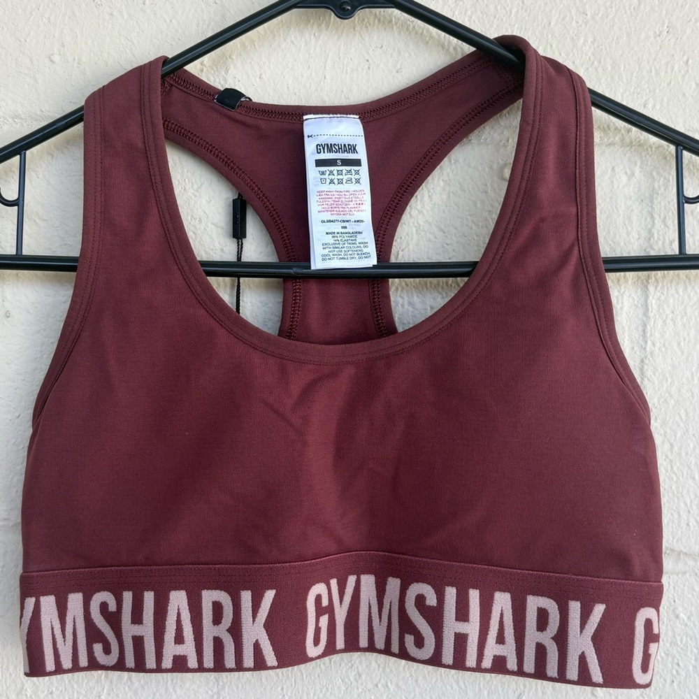 Gymshark Maroon Sports Bra
